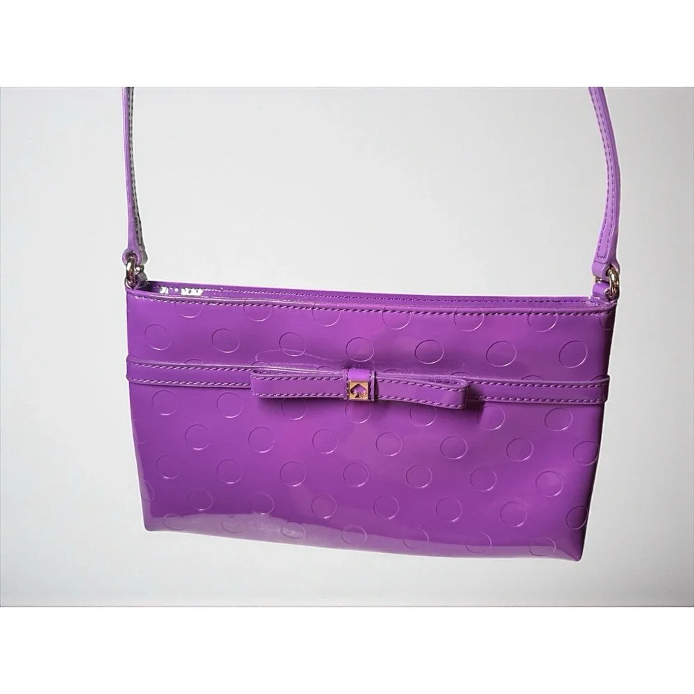 KATE SPADE Camellia Street Amy Patent Leather Small Designer Crossbody NWoT
